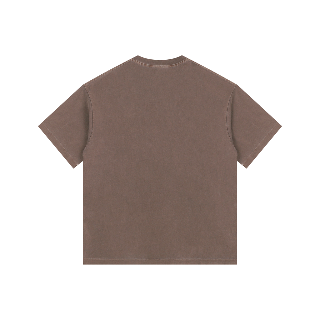 Aurian Vintage Washed Oversized Cotton T-Shirt