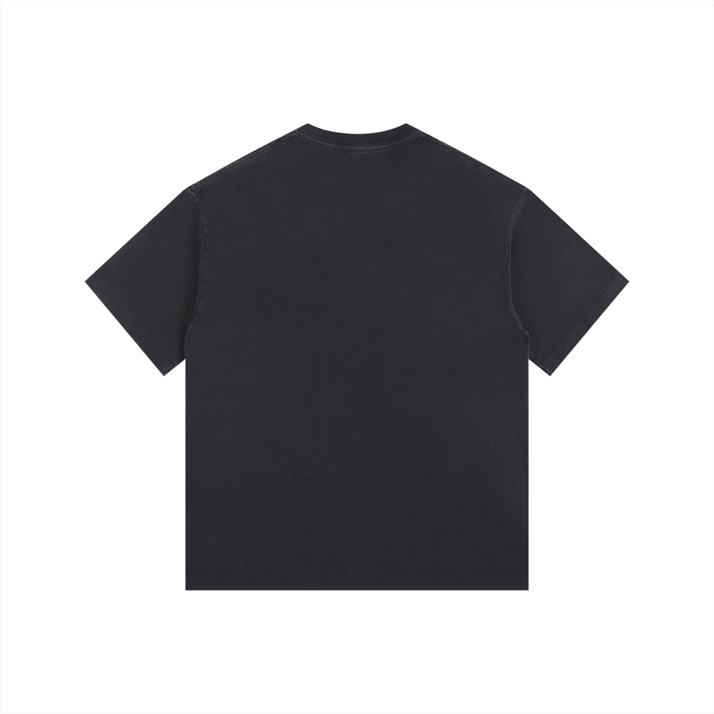 Aurian Vintage Washed Oversized Cotton T-Shirt