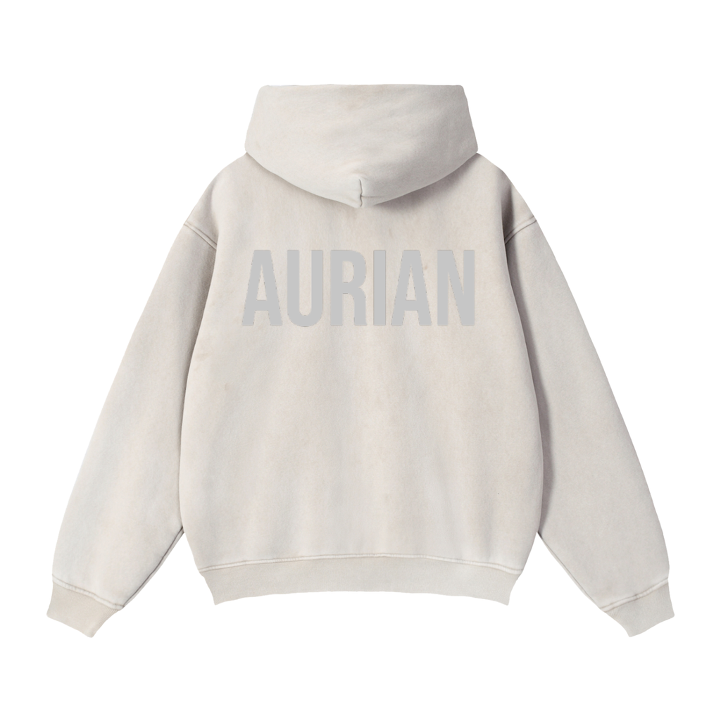 Zip-Through Boxy Fleece Hoodie