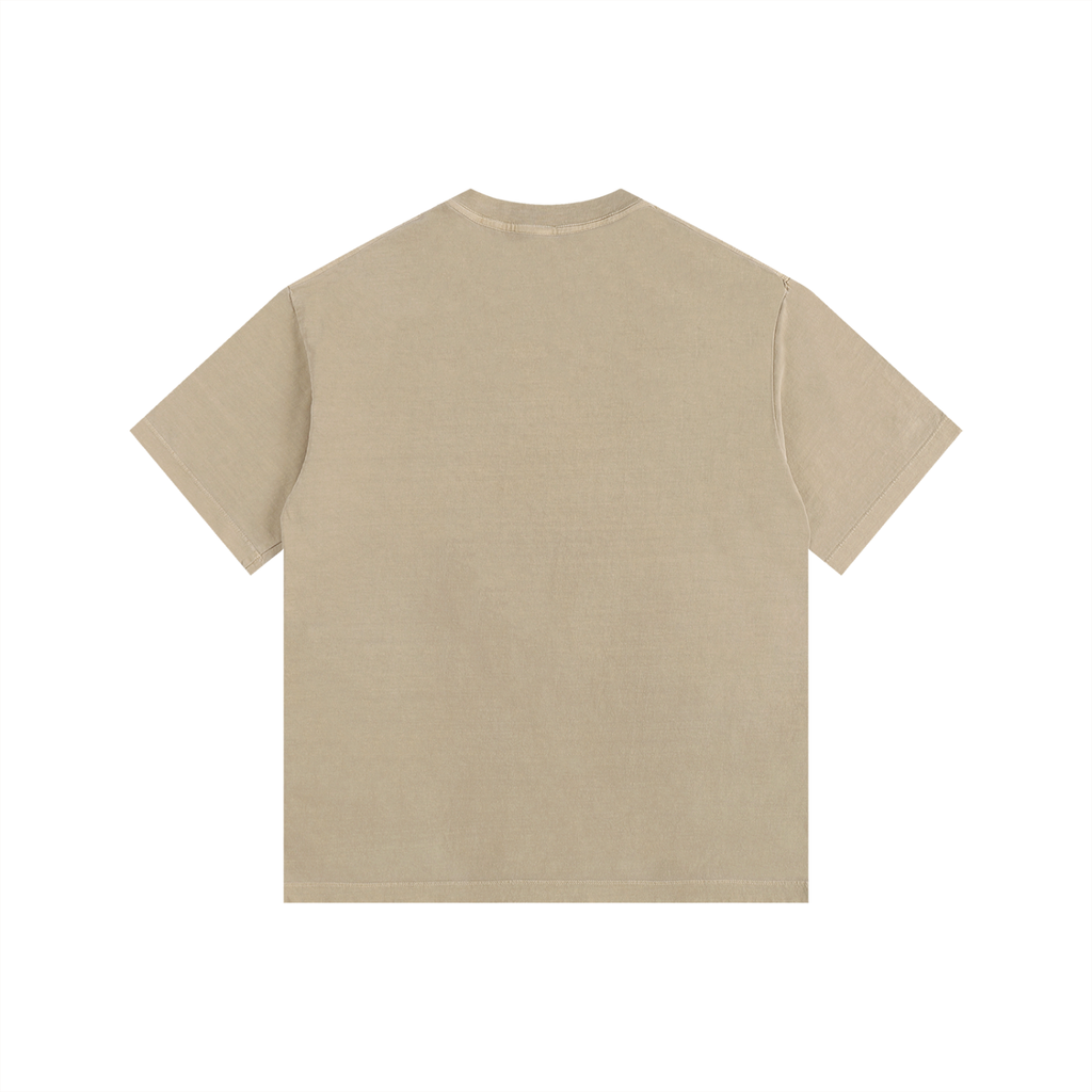 Aurian Vintage Washed Oversized Cotton T-Shirt
