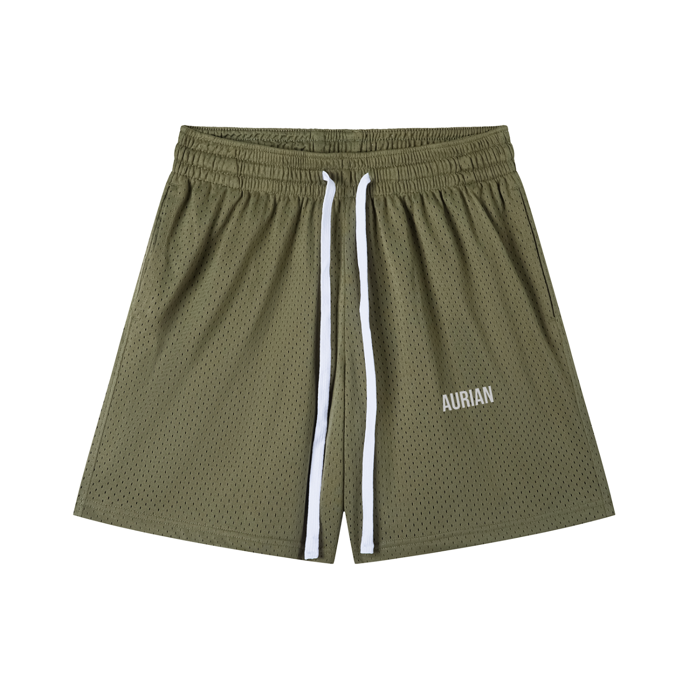 Aurian Mesh Drawstring Shorts