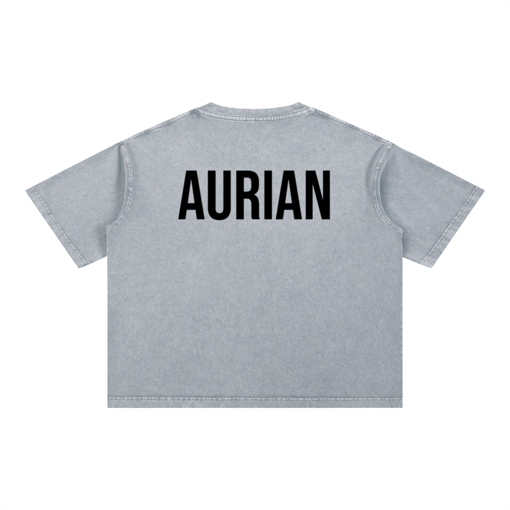 Mineral Wash Boxy Cotton T-Shirt