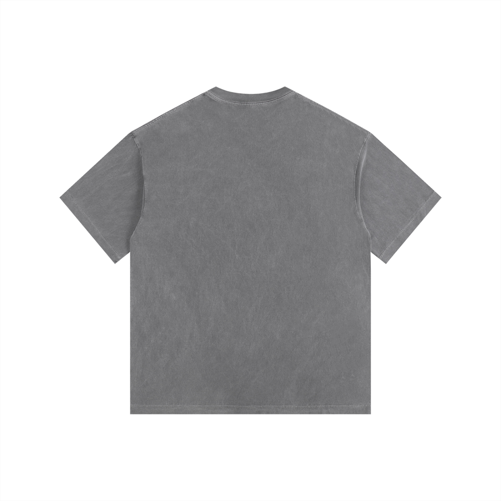 Aurian Vintage Washed Oversized Cotton T-Shirt