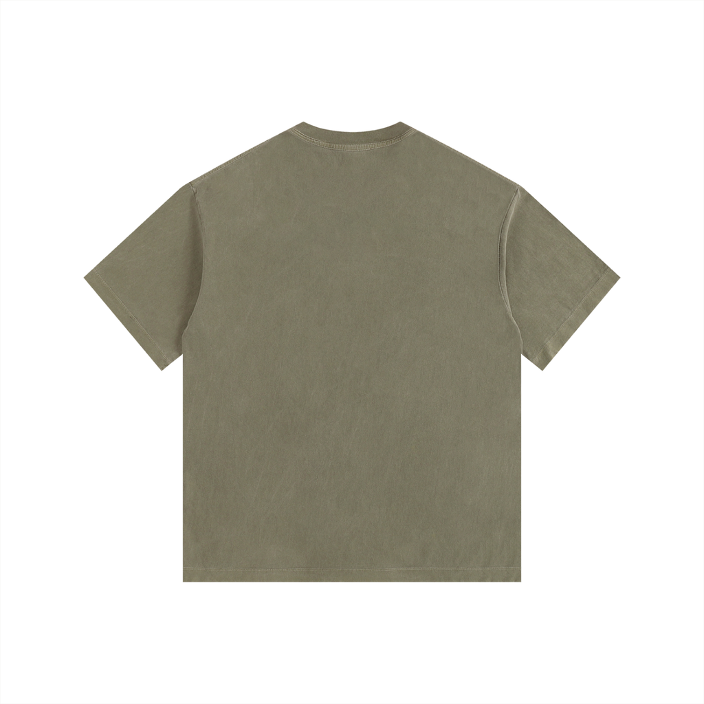 Aurian Vintage Washed Oversized Cotton T-Shirt