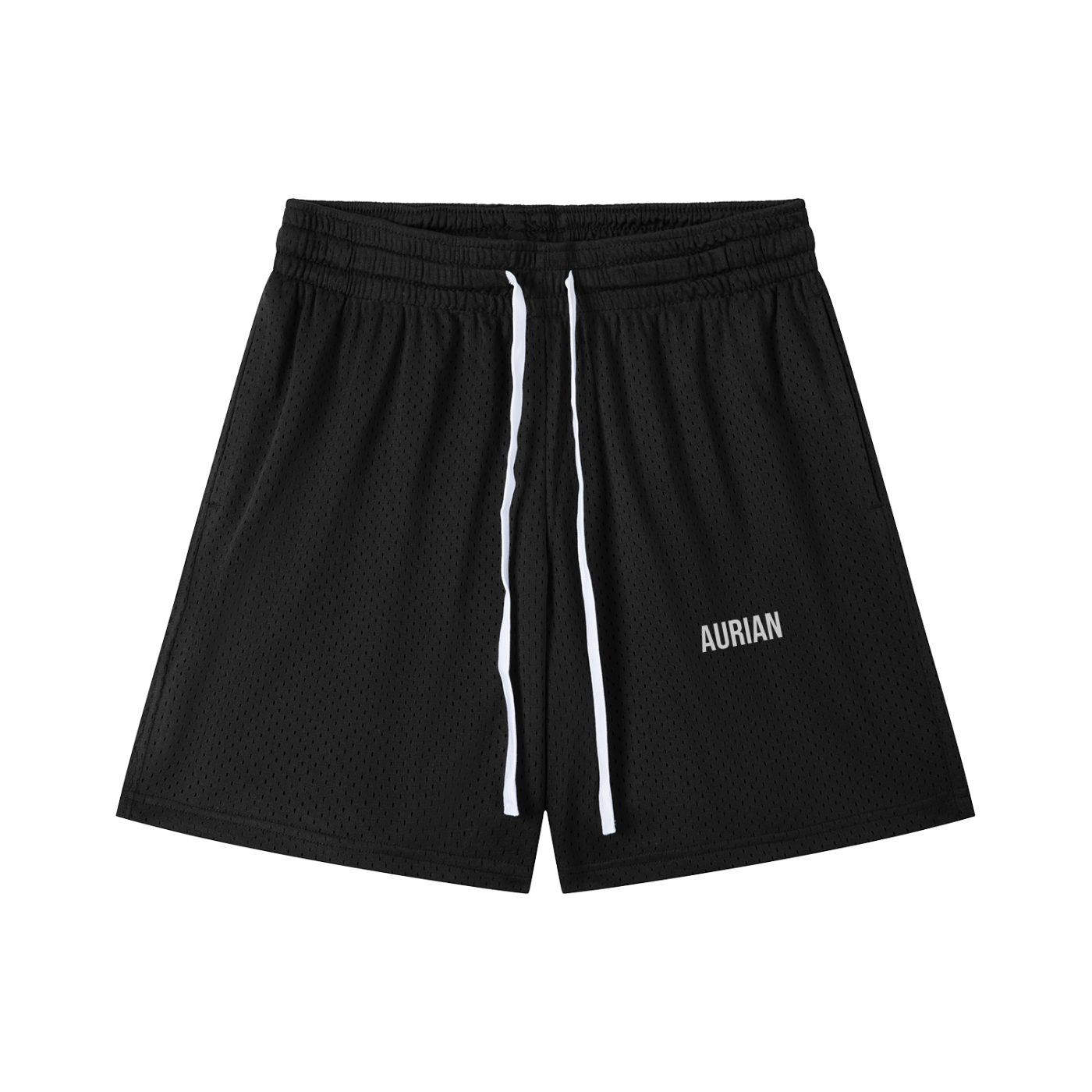Aurian Mesh Drawstring Shorts