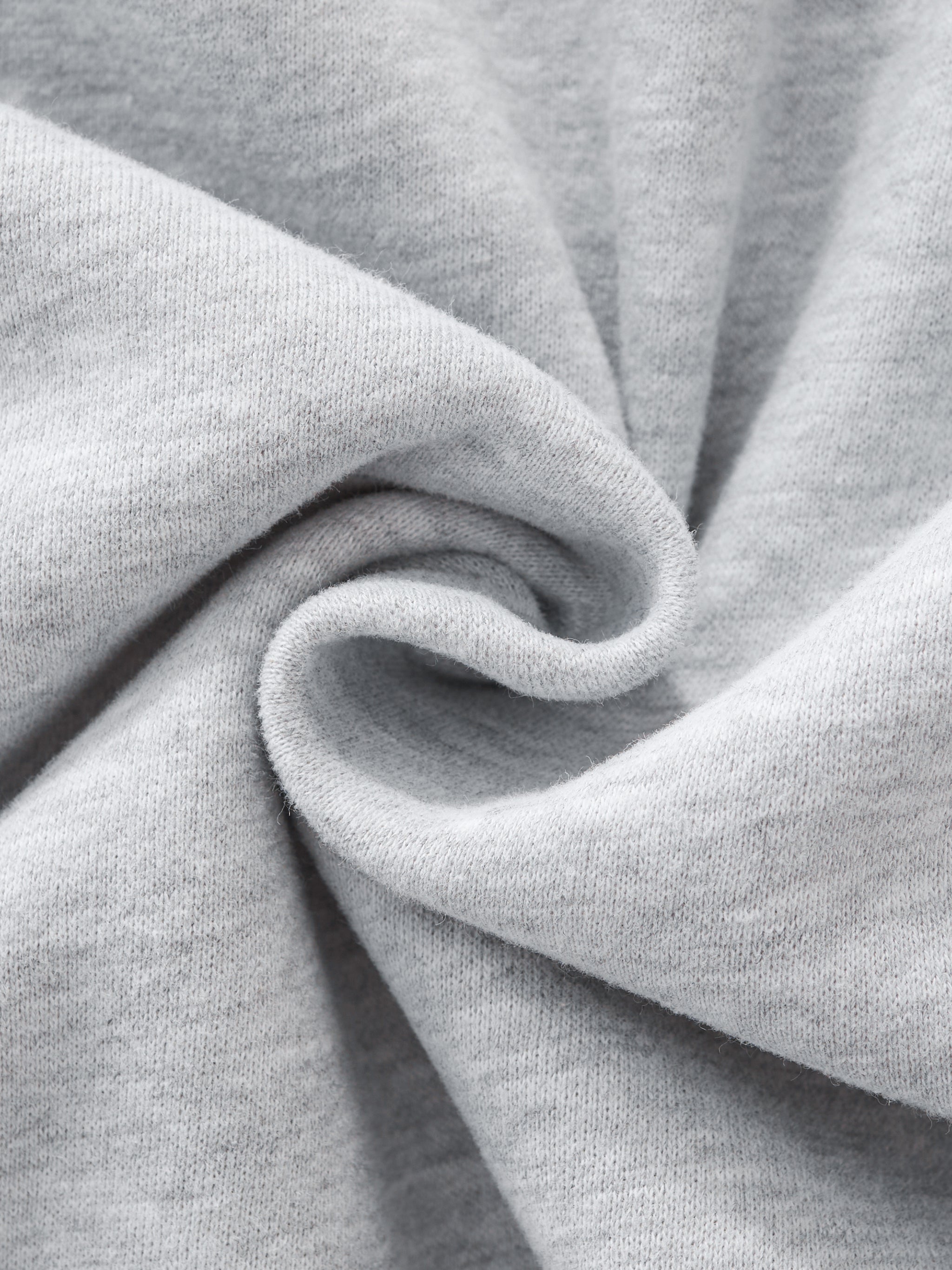 Aurian Contrast-Stitched Boxy Fleece Zip Hoodie